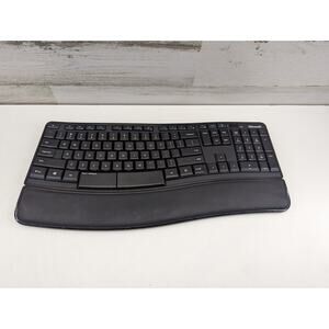 Microsoft Sculpt Comfort Wireless Keyboard With‎ Wrist Rest KGR1173 No Dongle